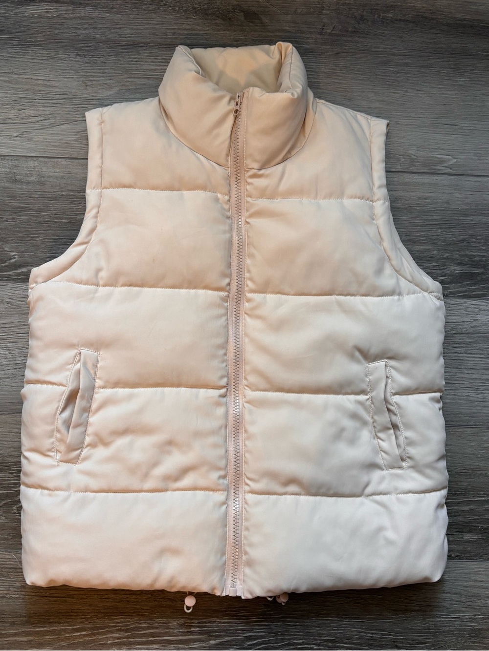 🍦Cream Puffer Vest 🍦